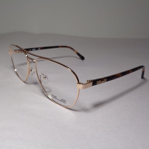 Diane von Furstenberg DVF8069 Gold New Women's Eyeglass Frames Eyeglasses - Picture 6 of 14